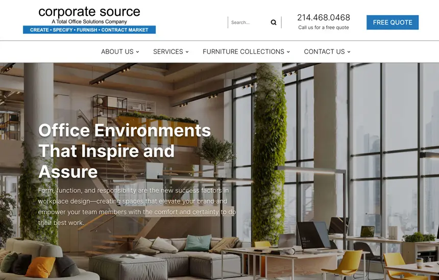 Corporate Source site